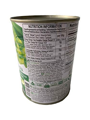 Mong Lee Shang Pandan Jelly 19 oz (1 Pack), suong sam mui la dua - Mighty Depot