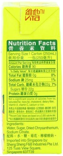 Vitasoy Tea, Chrysanthemum Tea, 6 Count, 8.45 Ounce - Mighty Depot