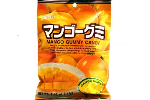 Kasugai Gummy Candy (Manggo) - 4.76oz (3 packs) - Mighty Depot
