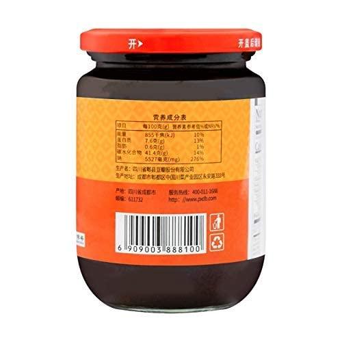 Tenmenjan Sweet Soybean Paste Seasoning / Marinade 鹃城牌 四川郫县 甜面酱, Sweet Flour Paste - 380 Gram (PACK OF 2) - Mighty Depot