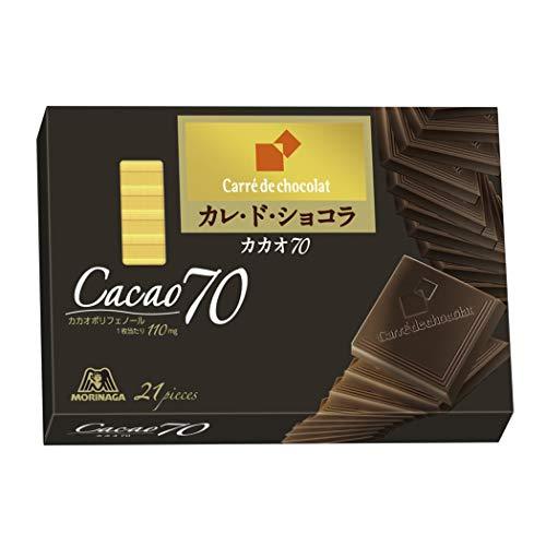 Morinaga Calle de Chocolat & amp; lt; cacao 70 & amp; gt; 21 sheets ~ 6 pieces - Mighty Depot