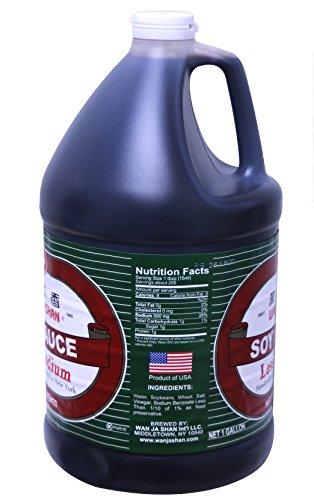 Wan Ja Shan Less sodium soy sauce 1 Gallon - Mighty Depot