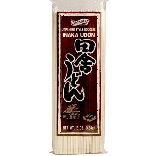 Inaka Udon Japanese-Style Wheat Noodles 1Lb by Shirakiku (1 pound) - Mighty Depot