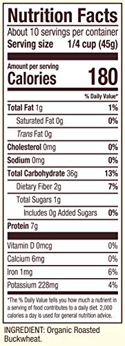 Organic Kasha / Toasted Buckwheat, 16 Ounce (Pack of 1) - Mighty Depot