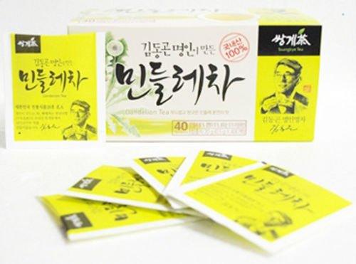 Organic Dandelion Tea 40 Tea Bags, Premium Korean Herb - Mighty Depot
