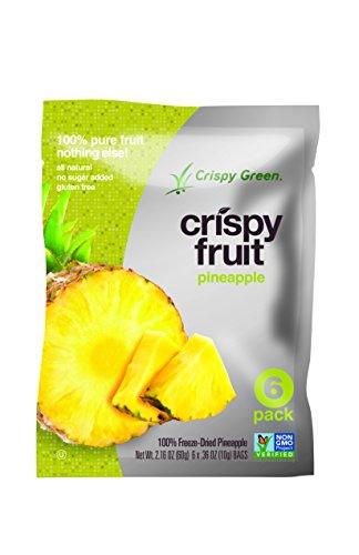Crispy Green Fruit Snacks, Crispy Pineapples, 2.2 Ounce Pouch - Mighty Depot