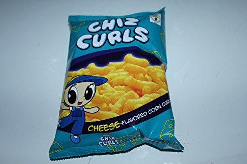 Jack n Jill Chiz Curls Cheese Flavored Corn Curls Pack of Ten 1,94 Oz a Pack - Mighty Depot