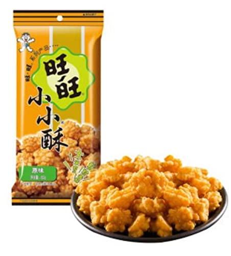 Wang Wang Mini Rice Crackers with Original Flavor 60g - Its a rice cracker with small size, super crunchy, super tasty with very tasteful Original fresh taste. - Mighty Depot