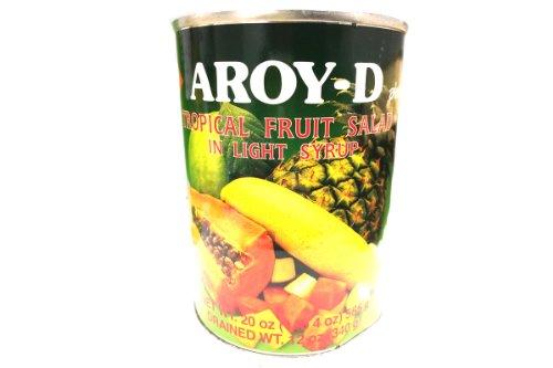 Aroy-D Tropical Fruit Cocktail In Light Syrup 20 oz - Mighty Depot