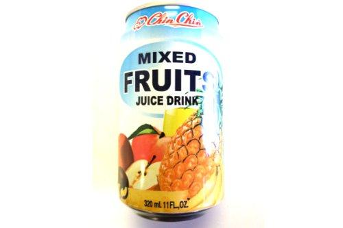 Chin Chin Mixed Fruit Juice Drink - 11fl oz (Pack of 6 cans) - Mighty Depot