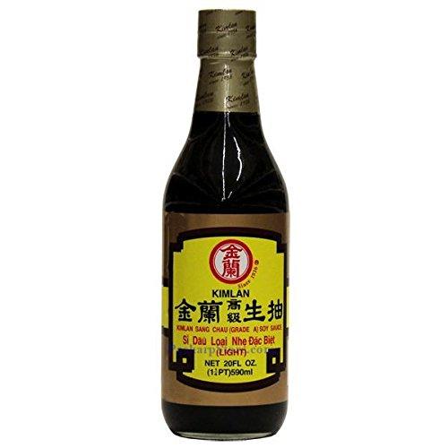 Kimlan Sang Chau Grade A Light Soy Sauce, 20 Ounce (Pack of 2) - Mighty Depot