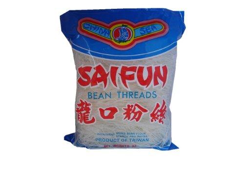 China Sea Saifun Bean Thread, 6-Ounce Units (Pack of 12) - Mighty Depot