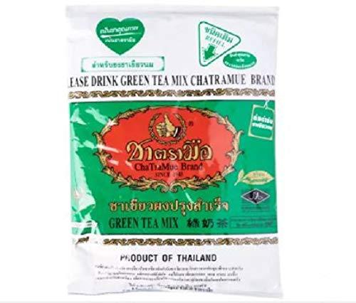 Cha Tra Mue Thai Milk Green Tea (Tea Leaves/Dust) 200g - The tea releases an elegant aroma along with a sweet taste and pleasant flavor. - Mighty Depot