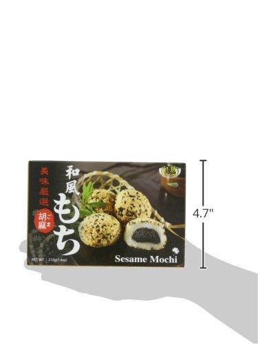 Royal Family Japanese Mochi Sesame, 7.4-Ounce (Pack of 8) - Mighty Depot