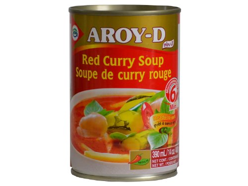 AROY-D Authentic Ready-Made Thai Massaman Curry Soup, 14 Ounce - Just Add Meat - Mighty Depot