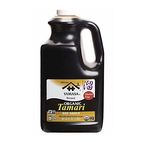 Yamasa Tamari Soy Sauce, Organic, Gluten Free Non-GMO, Kosher 64 fl. oz. - Mighty Depot