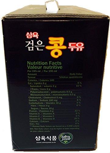 Sahmyook Black Bean Soy Milk, 6.5 Fl. Ounce (Pack of 20) - Mighty Depot