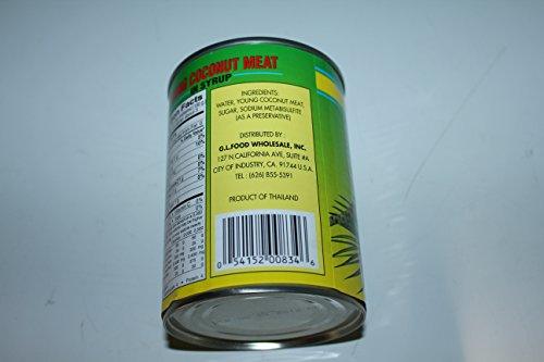 Lucia Young Coconut Meat in Syrup Pack of Four 565g a Can - Mighty Depot
