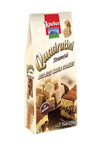 Loacker Wafer Quadratini Tiramisu, 7.76 oz - Mighty Depot