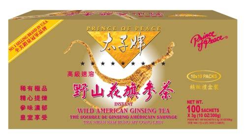 Prince Of Peace - Wild Top Grade American Ginseng Tea (1 box) - Mighty Depot