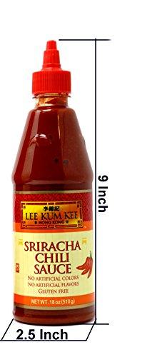 Lee Kum Kee Chili Oil 7 FL Oz And Lee Kum Kee Sriracha Chili Sauce 18 FL Oz Combination - Mighty Depot