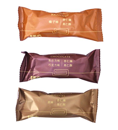 Mei-xin Almond Mille Feuille 香港美心杏仁條 (1 box) - Mighty Depot
