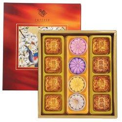 Isabelle Mooncake-temple Moon(mini Cakes4,tea Essence Mini Moon Cakes4, Iceq Mini Moon Cake4) - Mighty Depot