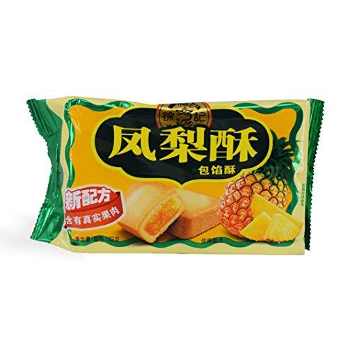 XuFuJi Cookie ??? ??? Pineapple Flavor Cookie 182g (pack of 2) - Mighty Depot