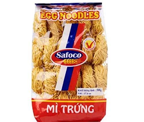 Safoco Egg Noodle 500g - Can be use for soup, shabu shabu, stir fry noodles, hongkong style dishes. - Mighty Depot