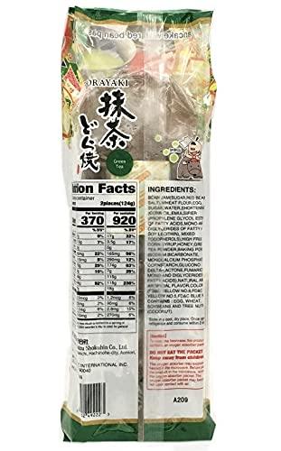 Japanese Shimizu Green Tea Dorayaki Baked Bean Cake 10.93 ounce - Mighty Depot