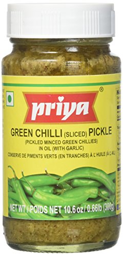 Priya Green Chilly Pickle 300g - Mighty Depot