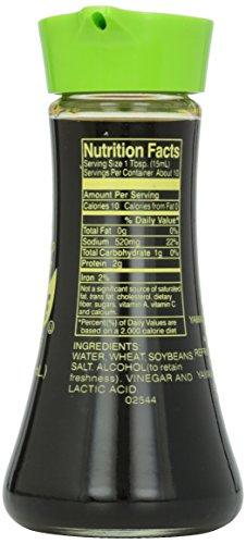 Yamasa Soy Sauce, Naturally Brewed Less Salt Low Sodium Preservative Free in Glass Dispenser, 5 fl oz (Pack of 1) - Mighty Depot
