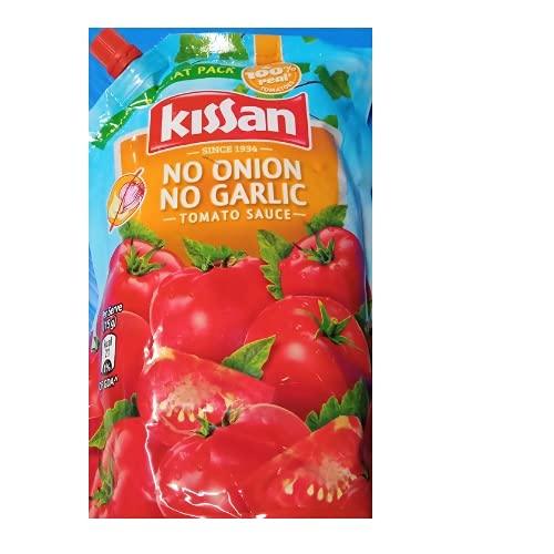 Kissan No Onion No Garlic Sauce Bottle, 1kg - Mighty Depot