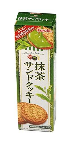Furuta Green Tea Cookie (绿茶夹心饼干 3oz) (1 pack) - Mighty Depot