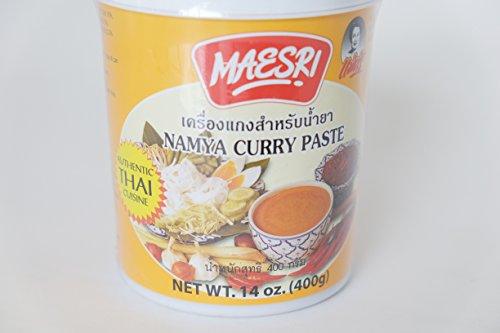 MAESRI Namya (Red) Curry Paste for Thai Style Noodle, Authentic Thai Crusine - Mighty Depot