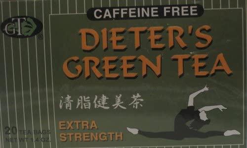 3 Packs of Dieter's Green Tea- Caffeine Free Extra Strength - Mighty Depot
