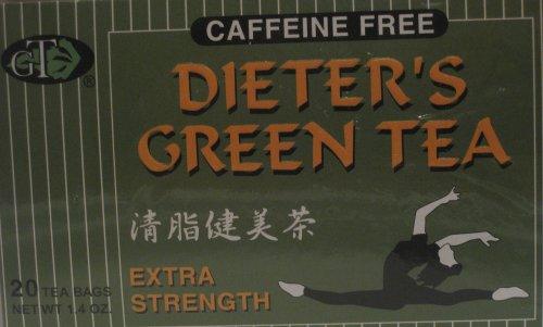 3 Packs of Dieter's Green Tea- Caffeine Free Extra Strength - Mighty Depot