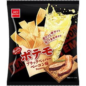 Oyatsu Potemo Black Pepper Bacon Flavor Chips 61g - Mighty Depot