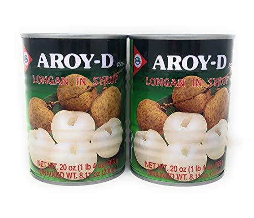 Aroy-D Longan in Syrup 20oz (565g), 2 pack - Mighty Depot