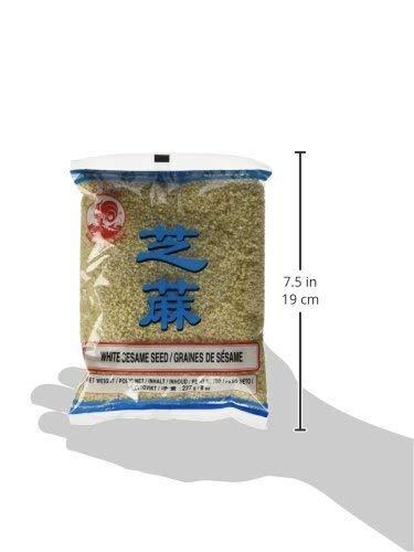 Sesamsamen, weiss 227g Sesam COCK White Sesame Seeds - Mighty Depot