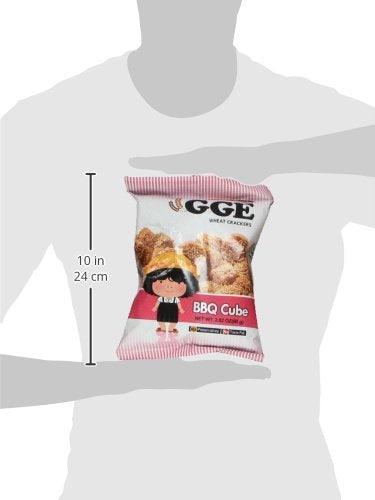 Wei Lih GGE Wheat Crackers BBQ Cube, 2.82 Oz (Pack of 5) - Mighty Depot