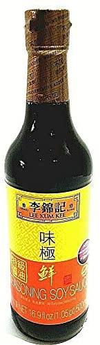 Lee Kum Kee Seasoning Soy Sauce 16.9 oz - Mighty Depot
