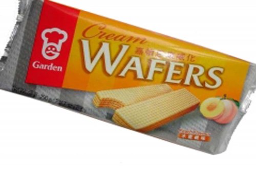 Garden - Cream Wafers - Peach Flavour (Net Wt. 7 Oz.) - Mighty Depot