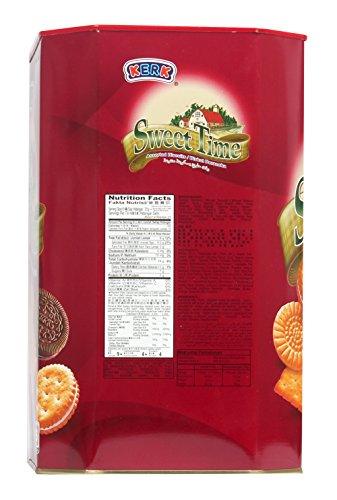 Kerk Sweet Time Assorted Gourmet Biscuits 24.7 Ounce Gift Tin - Mighty Depot