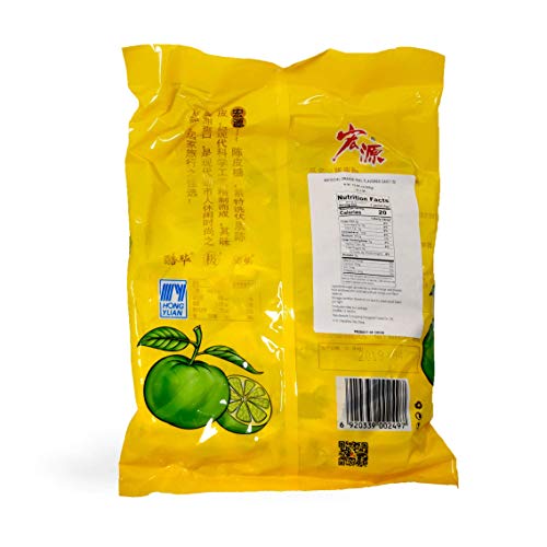 Hongyuan Tangerine Peel Hard Candy (Sour Flavor) 12.30oz x 3pack - Mighty Depot