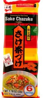 Sake Chazuke (Rice Soup Seasoning Salmon Flavore) - 1.16oz (Pack of 1) - Mighty Depot