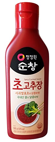 Chung Jung One Vinegar Added Hot Pepper Paste 1.1lb 청정원 새콤 달콤 초고추장 500g - Mighty Depot