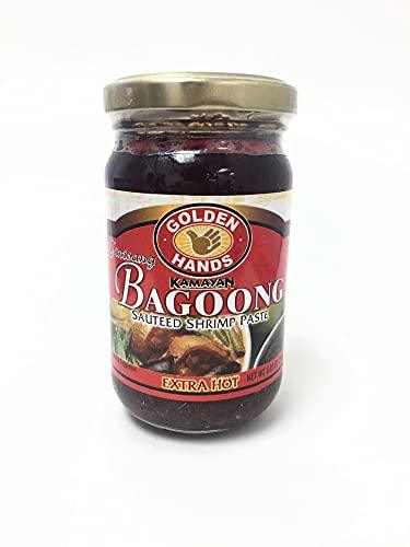 Golden Hands KAMAYAN Ginisang Bagoong Sauteed Shrimp Paste EXTRA HOT 250g - Mighty Depot