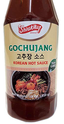 Gochujang Korean hot sauce, Non GMO Shirakiku, 18 oz Squeeze Bottle with twist cap - Mighty Depot