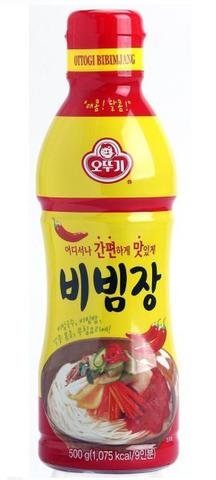 Hot Pepper Sauce, Red Bibim Sauce;오뚜기 비빔장, 500g 1EA - Mighty Depot